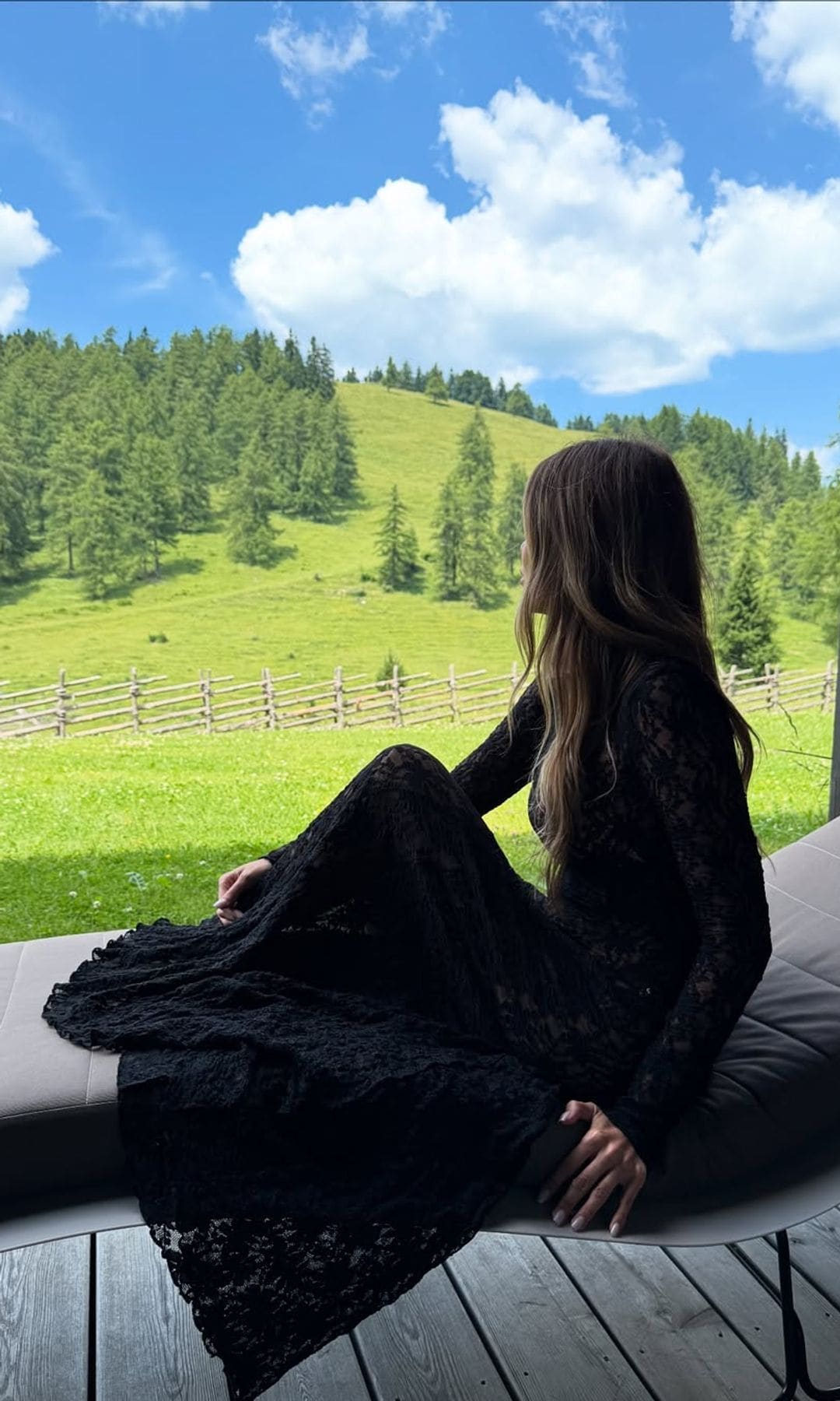 Rosana Zanetti durante un viaje a Austria