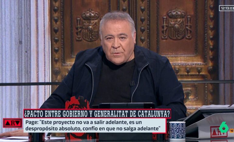La reacción de Ferreras tras admitir Alsive ante el juez el cobro de 100.000 euros en efectivo por una charla de media hora: «Vaya caradura»