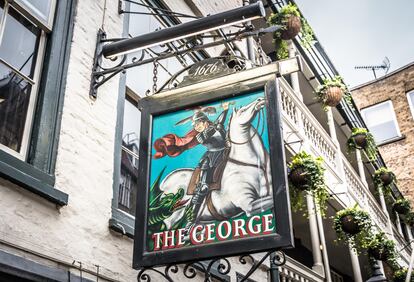 George Inn, Mercado del condado en Londres (Reino Unido).