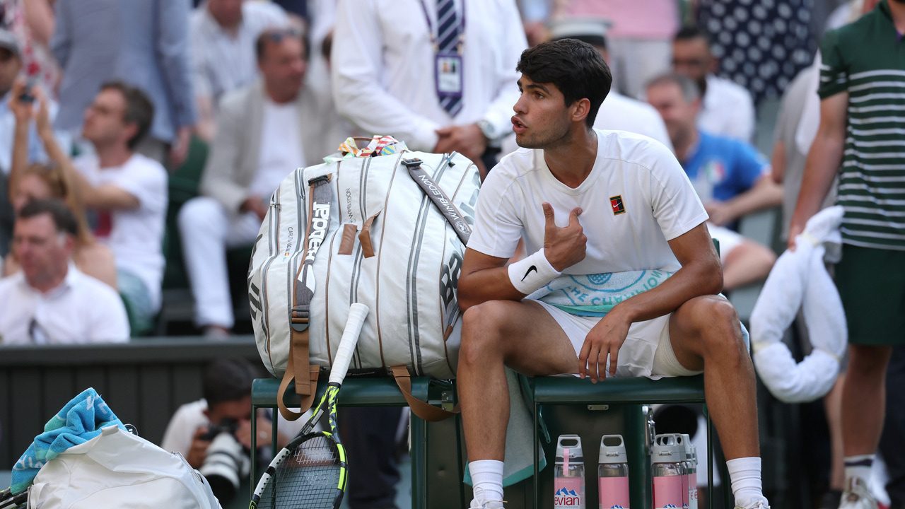 Toni Nadal ‘suspende’ a Carlos Alcaraz en la final de Wimbledon