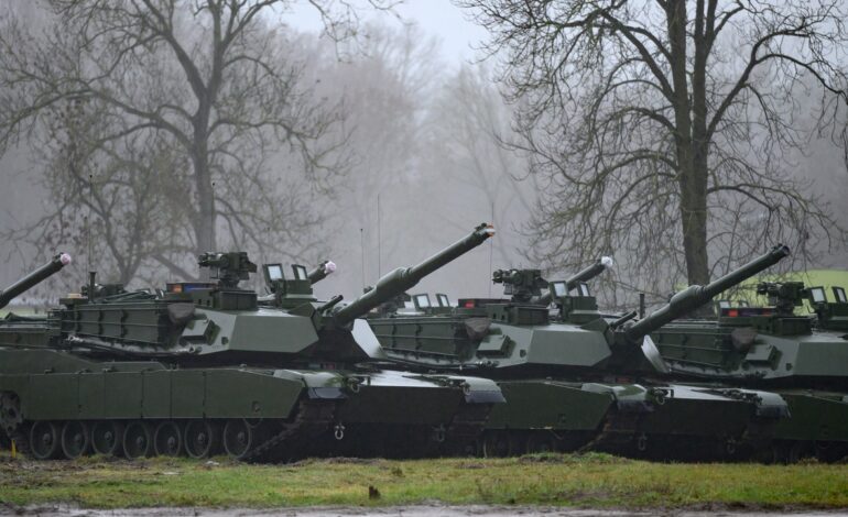 Ucrania confirma la llegada de contingente de tanques M1A1 Abrams desde Australia