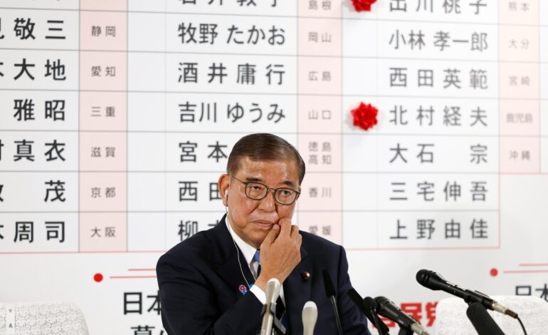 El oficialismo nipón se encamina a perder la Cámara Alta y pone en jaque a Shigeru Ishiba