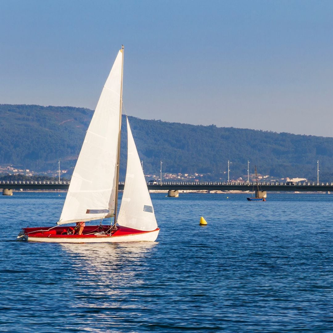 Navegue en la isla de Rodica, Pontevedra