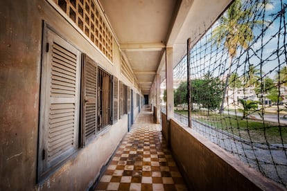 El museo conmemorativo del genocidio de los Jamers rojos de Tuol Sleng, en Phnom Penh (Camboya)