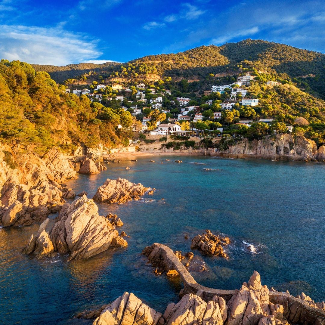 Cala Cawalks de piedra Cala Canyet, Sant Feliu de Guixols, Santa Cristina D´aro, Costa Brava, Girona 