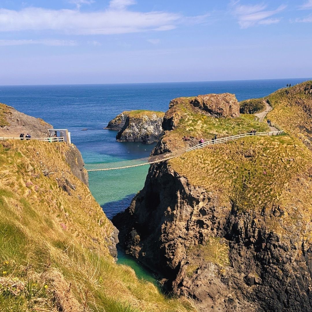 Puente suspendido de Carrick-A-Real, Antrim, Irlanda del Norte