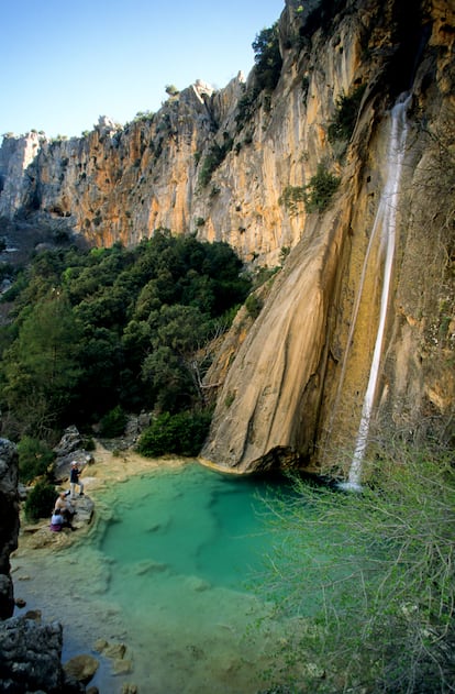 La cascada de Linarros, en el Parque Natural Sierras de Cazorla, Segura y Las Villas.