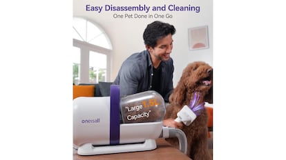 Este es el mejor cepillo para perros de vacío que puedes comprar en Amazon.