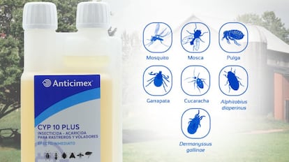 Encidad concentrada para todo tipo de insectos.