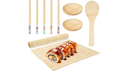 Este es uno de los mejores kits de hogar de sushi de una manera profesional