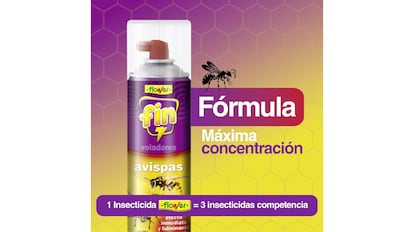 El mejor insecticida contra las avispas