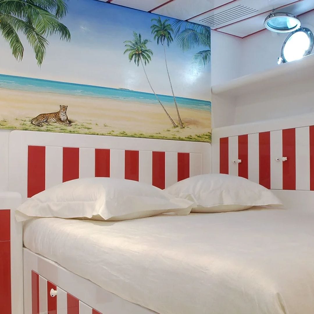 Cabina del Mata Mua, el barco de La Baronne Thyssen