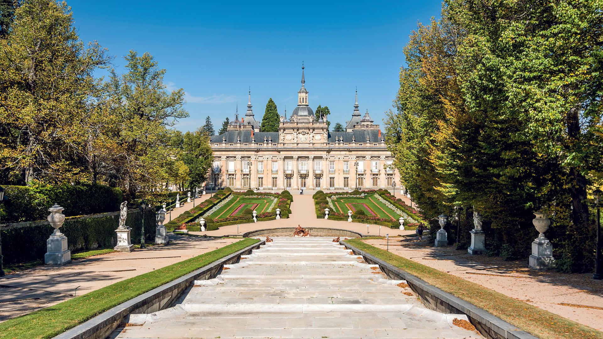 Palais y jardines de la granja de San Ildefonso.