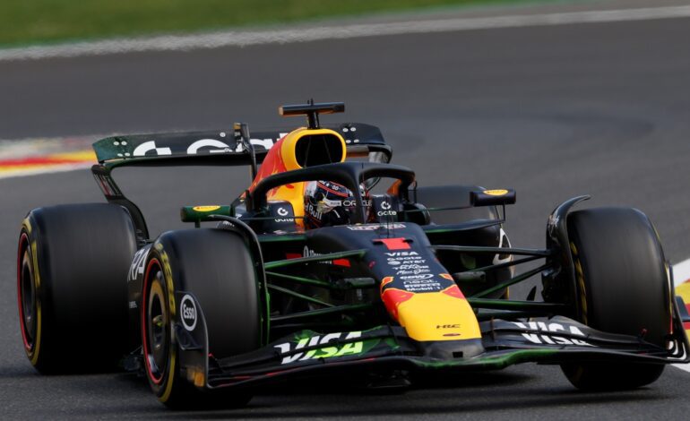 Max Verstappen doblega a los McLaren en la carrera sprint del GP de Bélgica