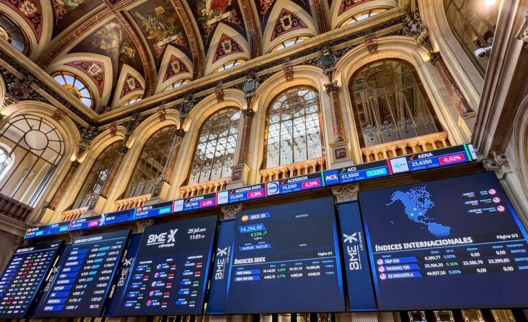 Los resultados trimestrales impulsan al Ibex 35