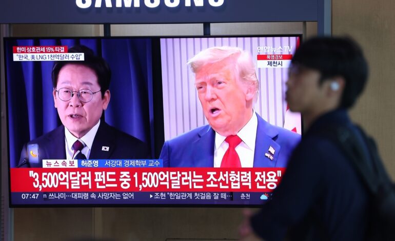 Trump anuncia un acuerdo con Corea del Sur para rebajar los aranceles del 25 % al 15 %