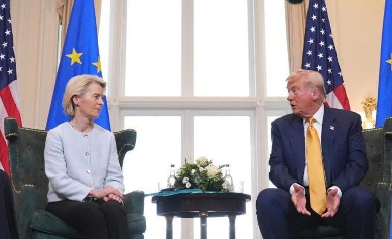 La UE confía en que Trump respete los términos del acuerdo con Von der Leyen a falta de cerrar los detalles