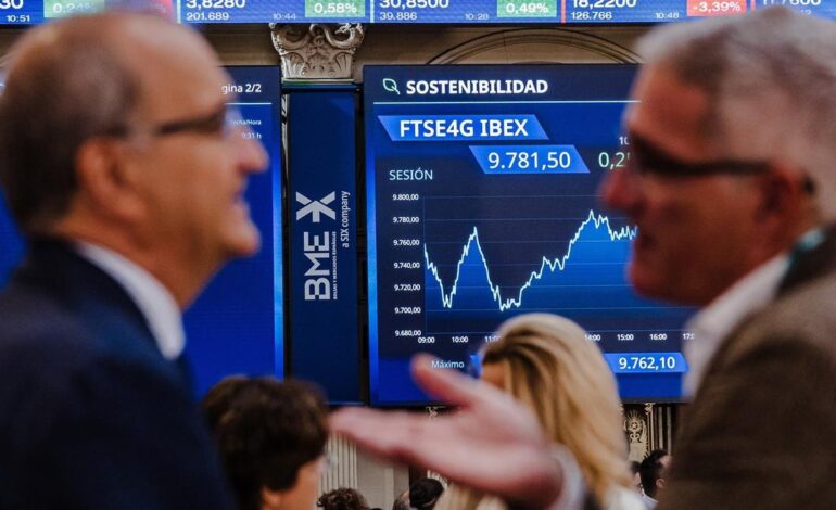 IBEX 35 | El Ibex 35 supera los 14.250 puntos al cierre subiendo un 1,24%
