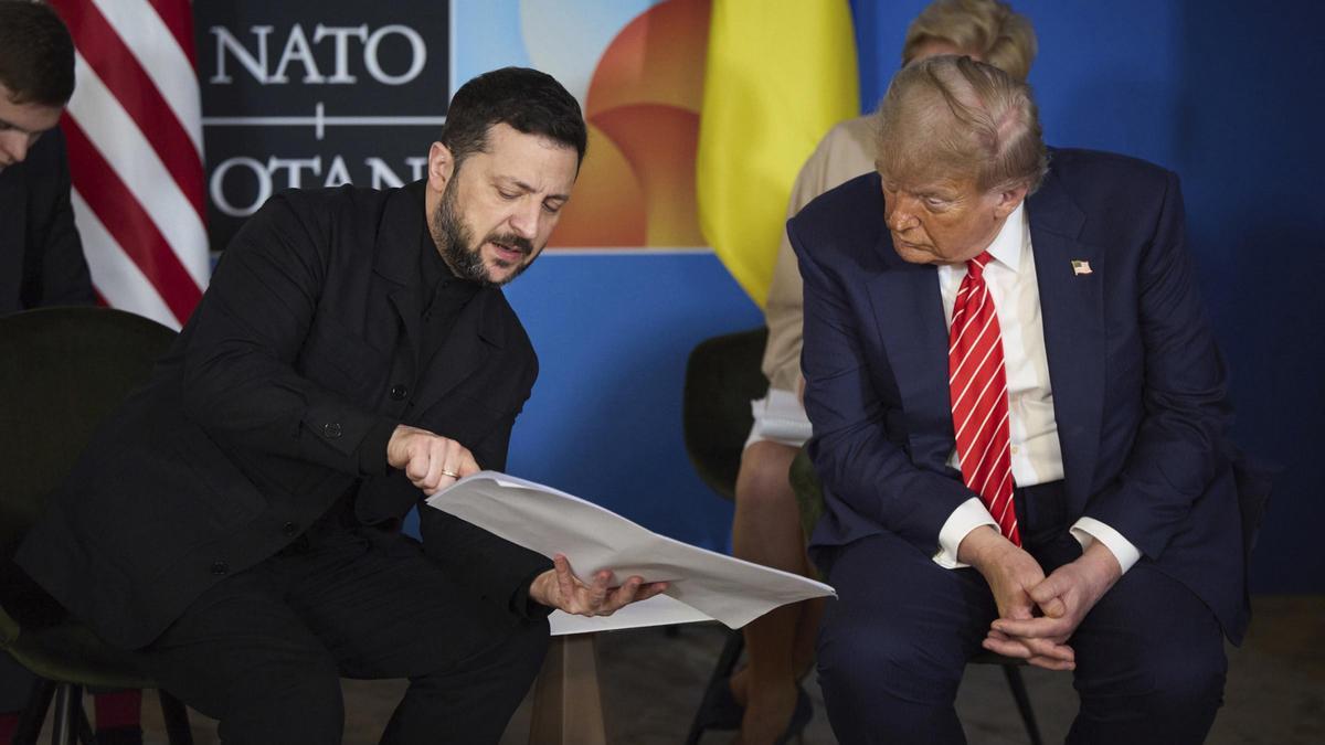 Zelenski acuerda con Trump trabajar juntos para reforzar su defensa aérea