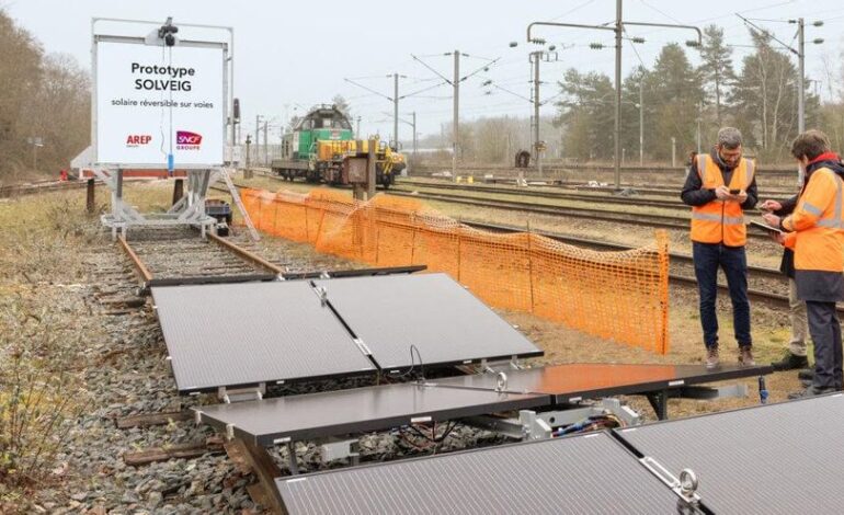 Francia estudia convertir la vías de tren inutilizadas en fuentes de energía renovable