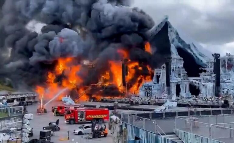 TOMORROWLAND INCENDIO | El escenario principal del Tomorrowland se incendia a dos días de su inicio