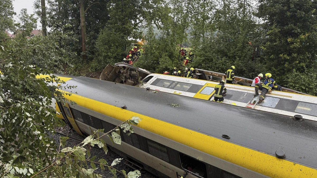 Varios muertos en el sur de Alemania al descarrilar un tren regional