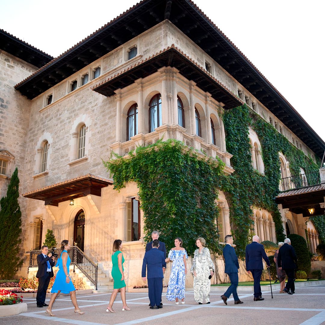 Reyes Felipe y Leticia en la recepción celebrada el año pasado en el Palais Marive.