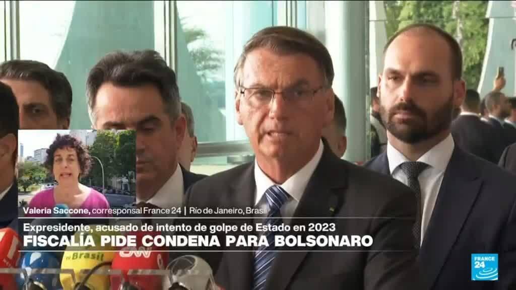 Informe desde Río: Fiscalía pide condena para Bolsonaro por presunto intento de golpe de Estado