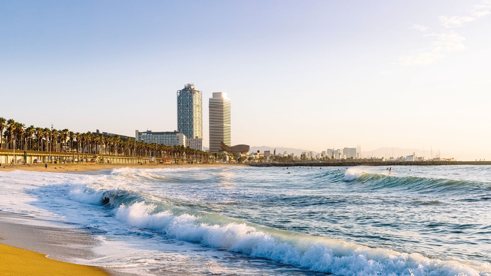 Sant Sebastià Plage en Barcelona