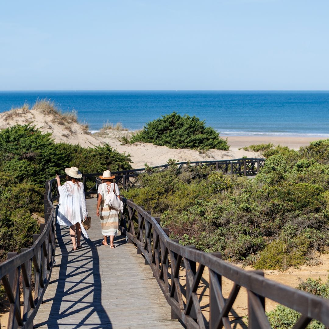 Acceso a Barrosa Beach, Sancti Petri, Chiclana, Cádiz