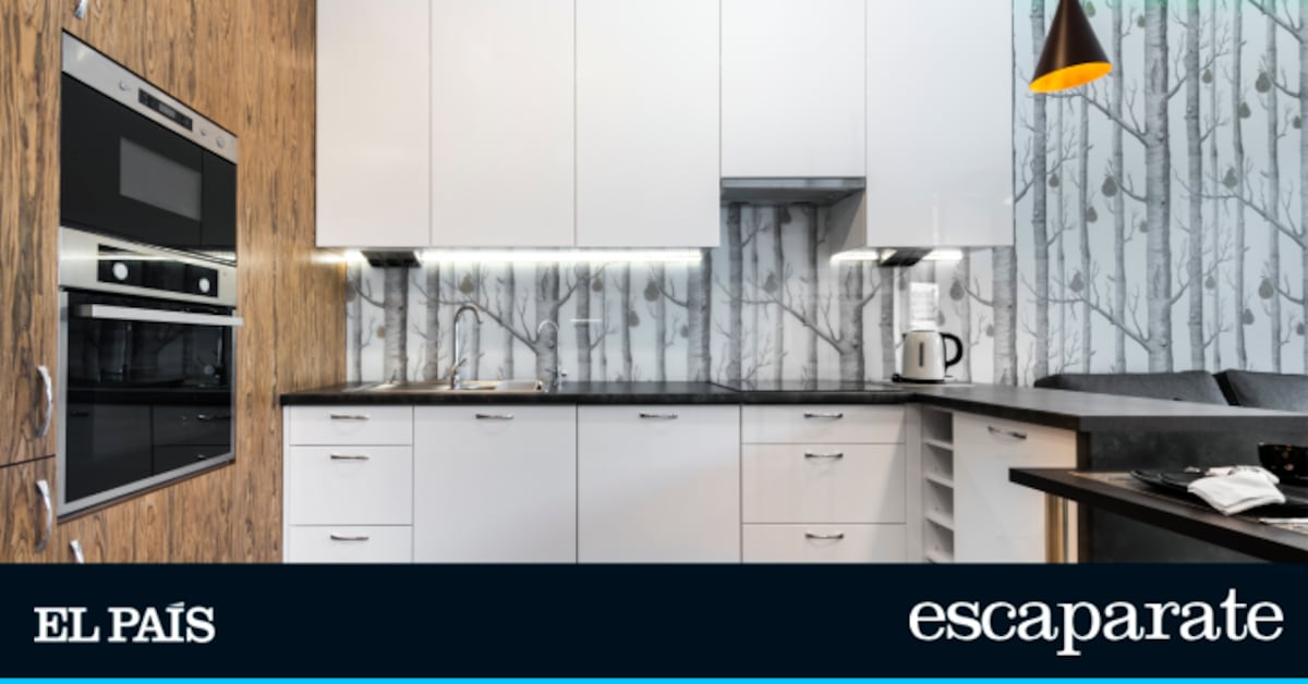 Convierte tu cocina en la más sofisticada con este sencillo truco: papel pintado impermeable en las paredes | Lo más vendido | Escaparate