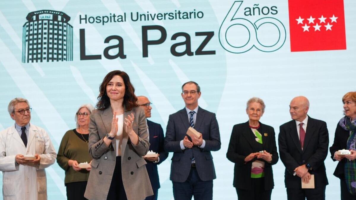 Ayuso Ciudad de Health La Paz Madrid
