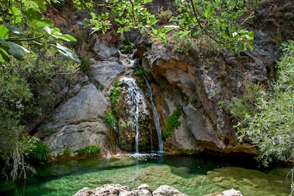 La cascada acuosa.