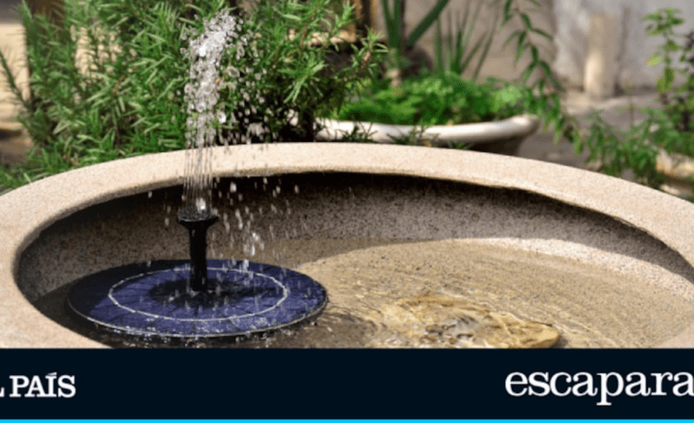 Así es la fuente solar que está arrasando en Amazon: sirve para airear el agua de la piscina | Lo más vendido | Escaparate