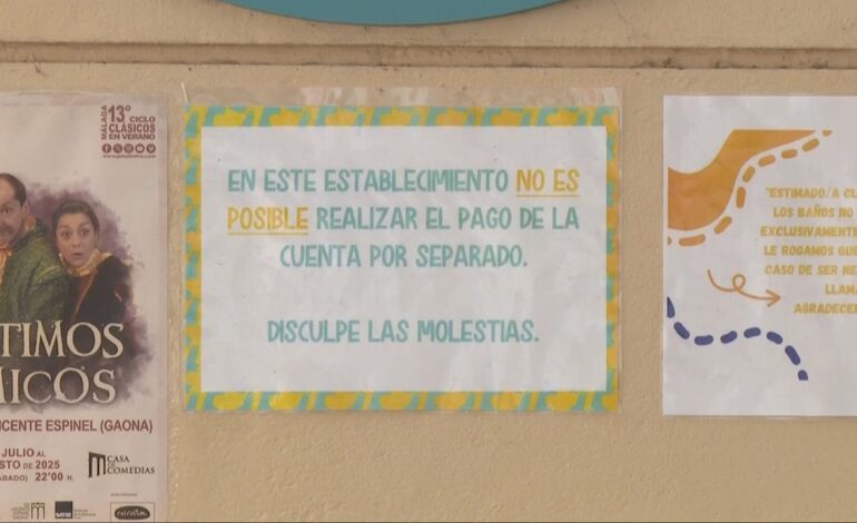 ¿Adiós al que cada uno se pague lo suyo? Bares y restaurantes se plantan a la costumbre de pagar por separado