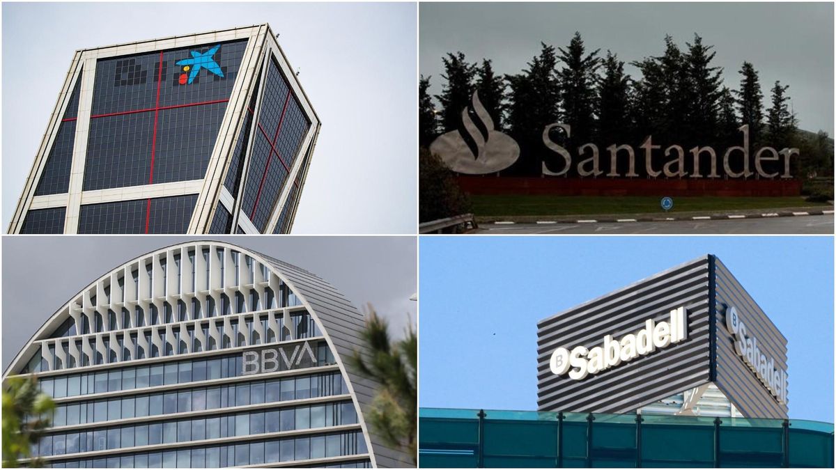 Santander, BBVA, CaixaBank, Sabadell, Bankinter y Unicaja