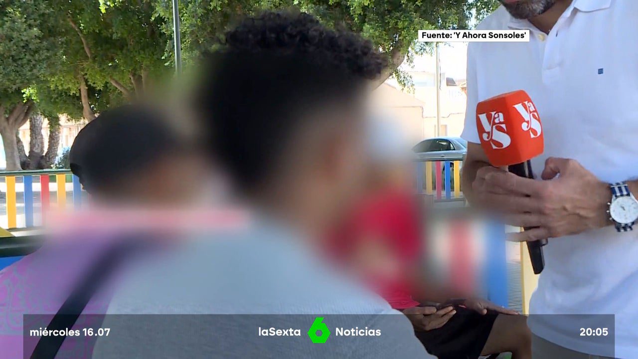 Yo estaba durmiendo. El chico tocó al viejo, pero yo estaba durmiendo
