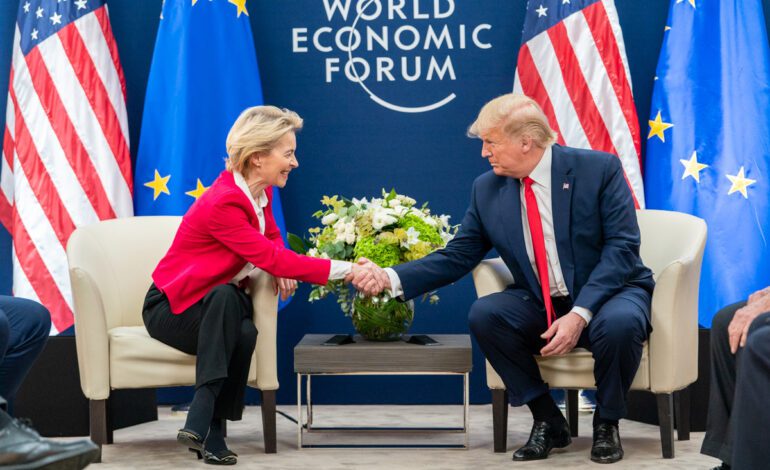 Von der Leyen y Trump se reúnen el domingo en Escocia