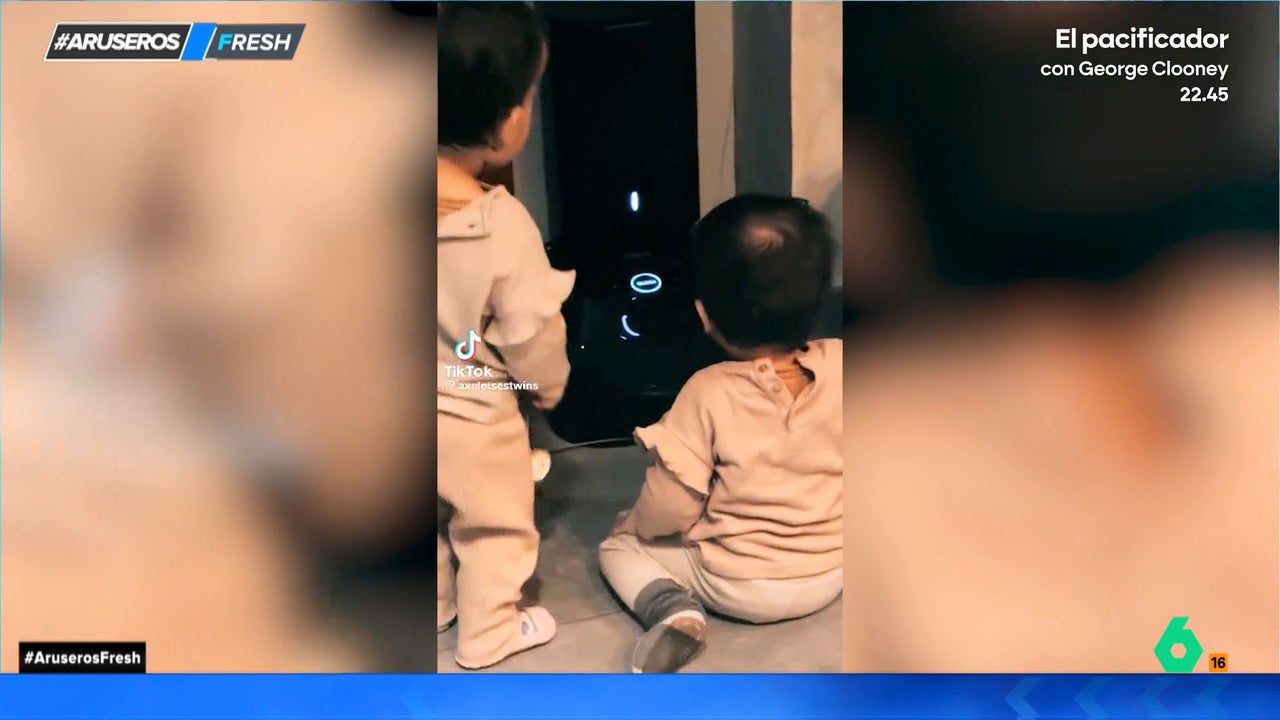 así es el divertido viral de los bebés que huyen de la aspiradora