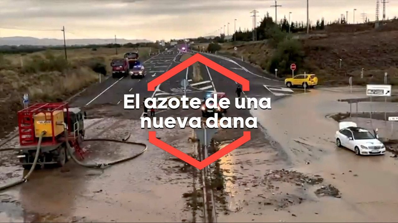 Elevan a nivel rojo la alerta por lluvias en Aragón y Cataluña