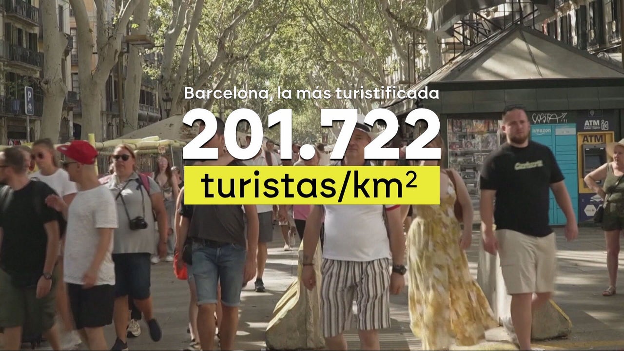 más de 200.000 turistas por kilómetro cuadrado