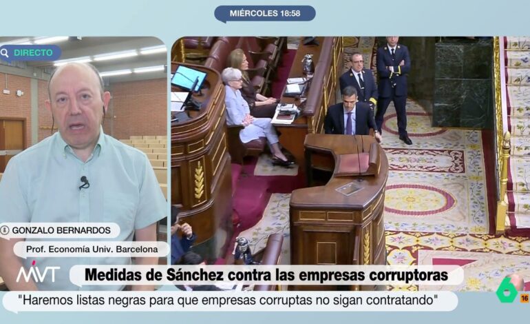 Gonzalo Bernardos expone que la corrupción podría suponer, aproximadamente, «un 17,5% del PIB»