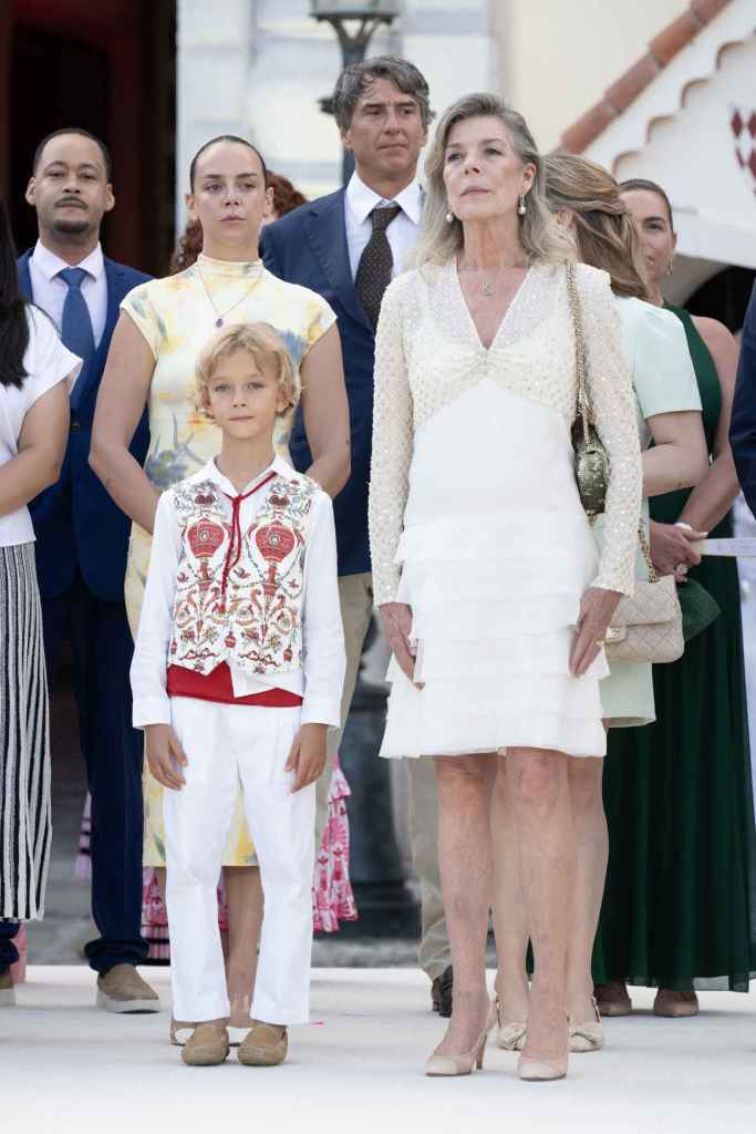 Carolina de Mónaco durante la celebración del vigésimo aniversario de Alberto de Mónaco en el trono