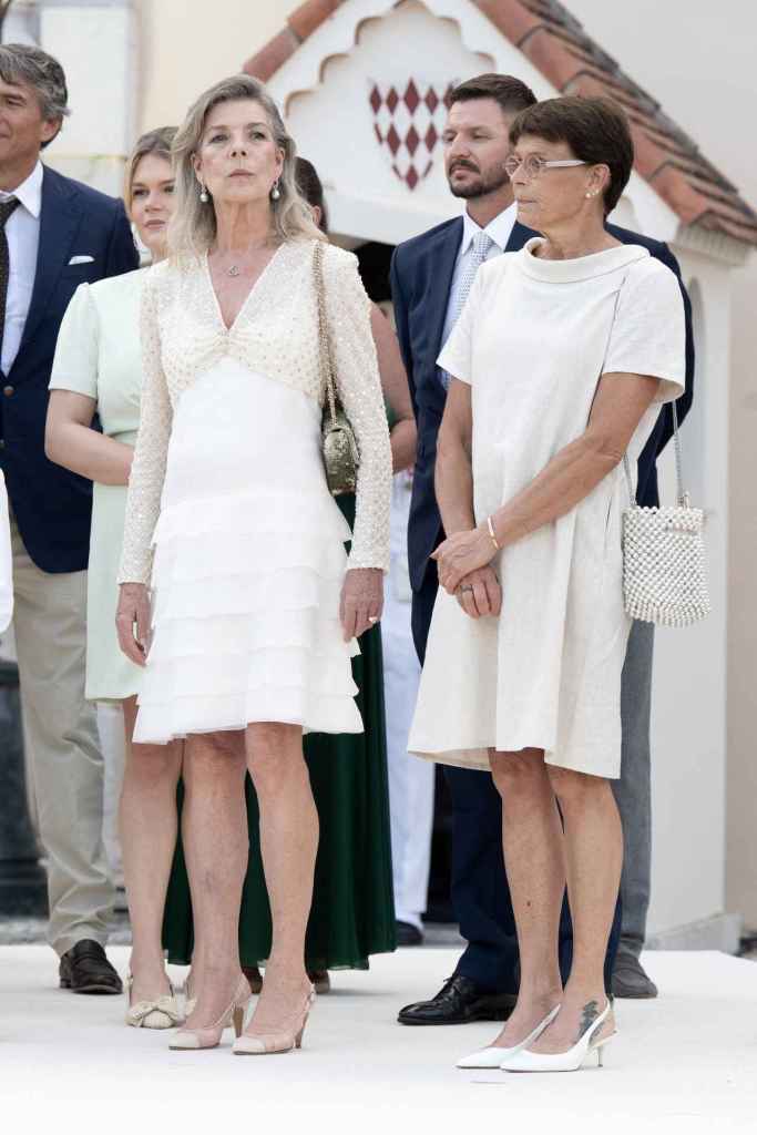 Carolina de Mónaco durante la celebración del vigésimo aniversario de Alberto de Mónaco en el trono