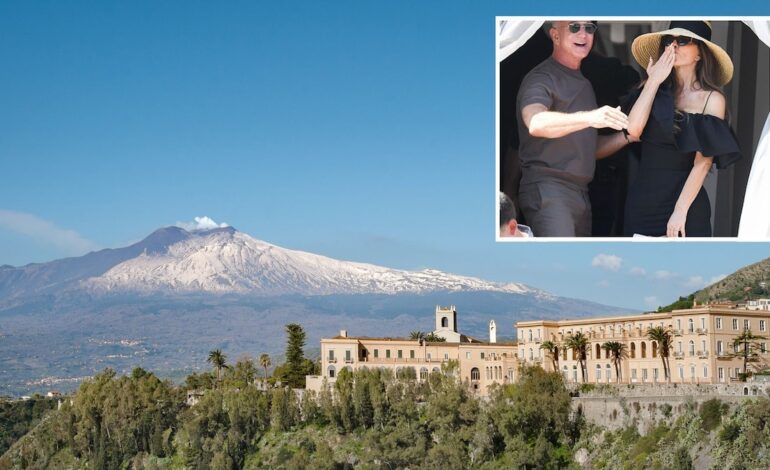 Así es el exclusivo hotel de Sicilia elegido por Jeff Bezos y Lauren Sánchez para su luna de miel