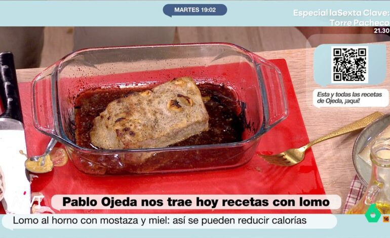 Cómo hacer un lomo al horno con mostaza y miel de chuparse los dedos, con Pablo Ojeda