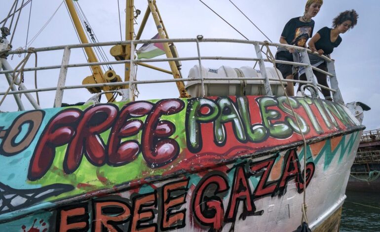 GUERRA ISRAEL PALESTINA | Comandos israelíes abordan el barco ‘Handala’ de la Flotilla a menos de 100 kilómetros de Gaza