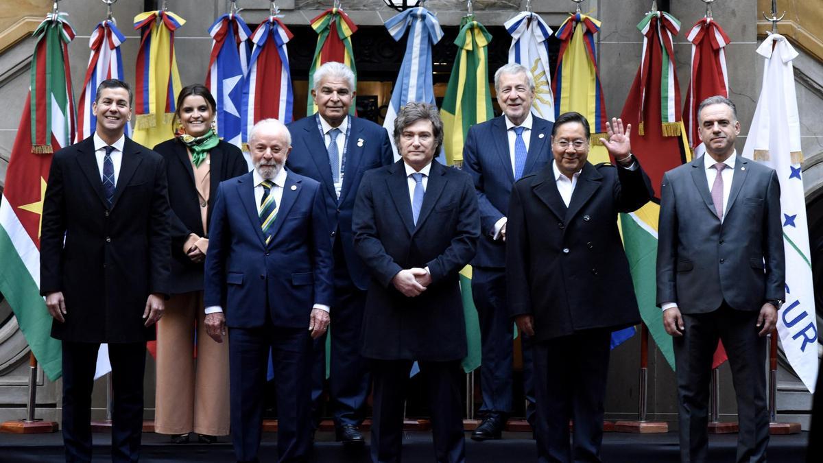 Lula y Milei, a la greña en la cumbre de presidentes del Mercosur