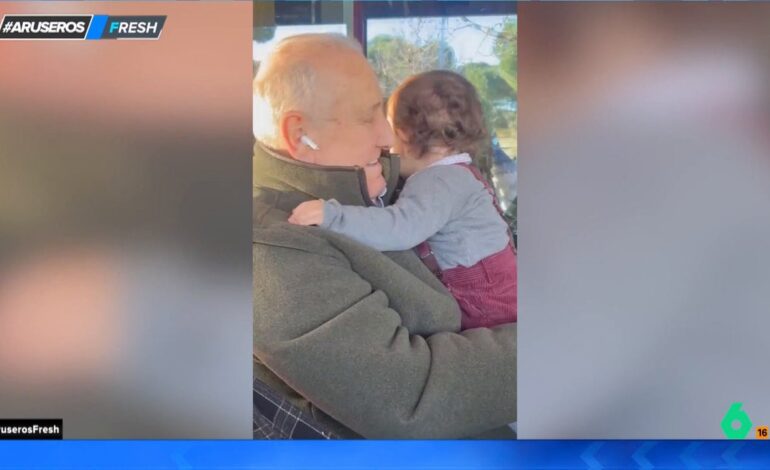 Lo único que quiere el bebé es darle un abrazo