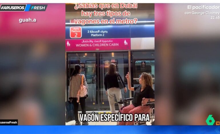 Tiene un vagón específico para mujeres y niños